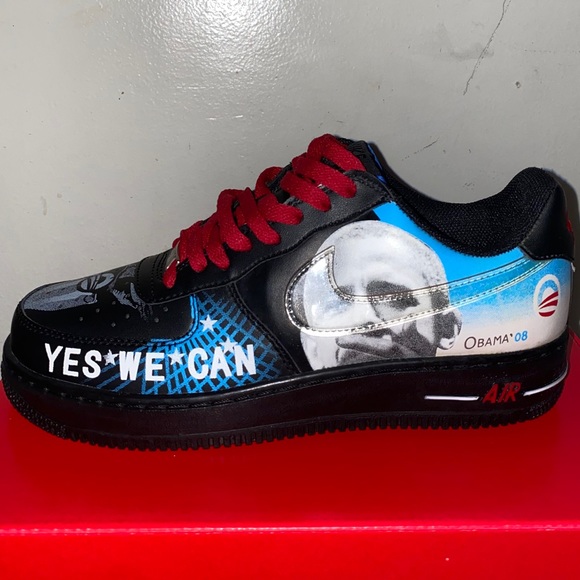 Custom Barak Obama Black Nike Air Force 1’s - Picture 4 of 4